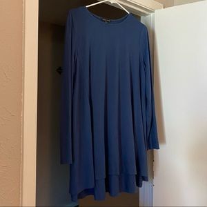 Eileen Fisher long sleeved tunic size large.